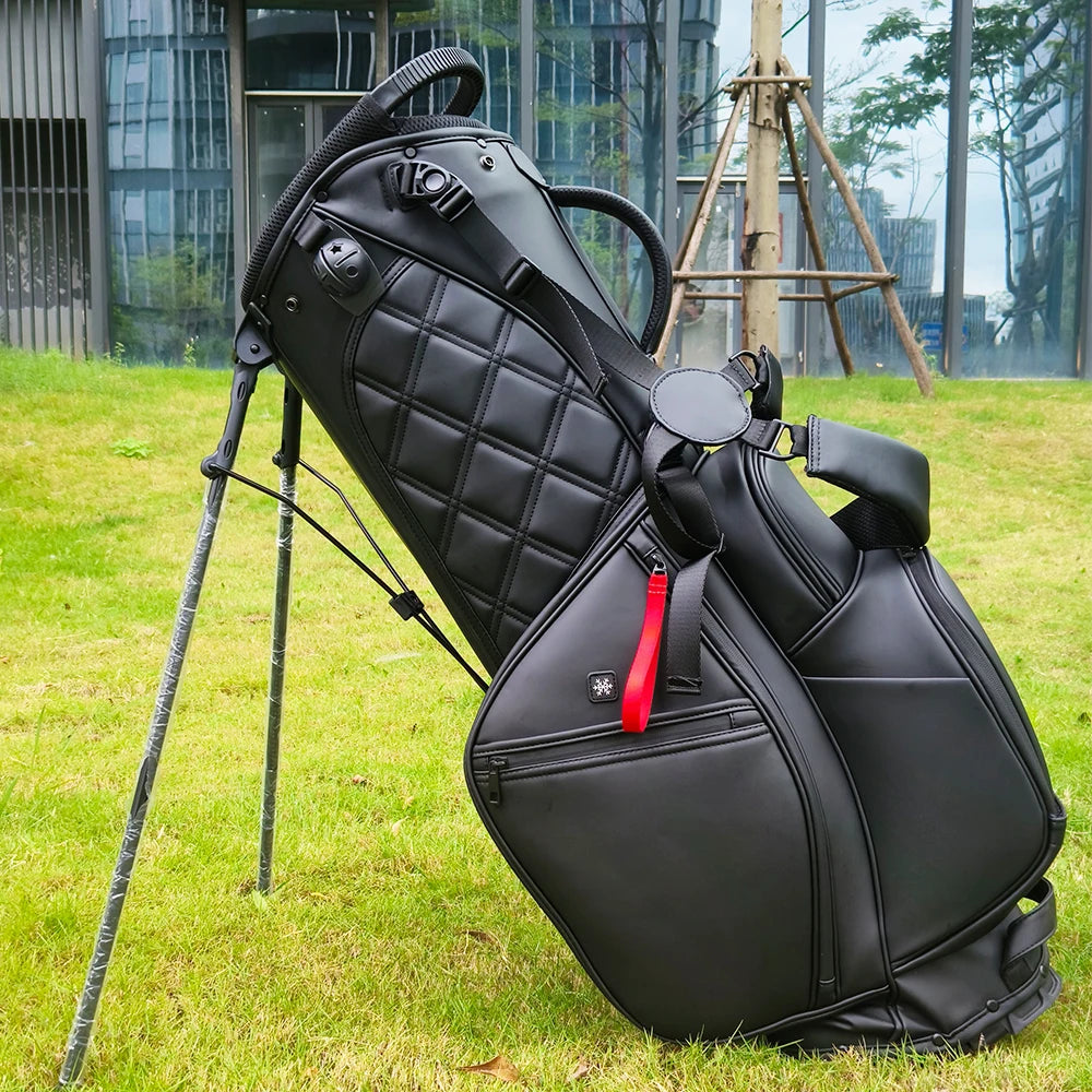 JBoss Golf Factory Custom Logo Professional 5 14 Divider Waterproof PU Leather Durable Golf Stand Bag