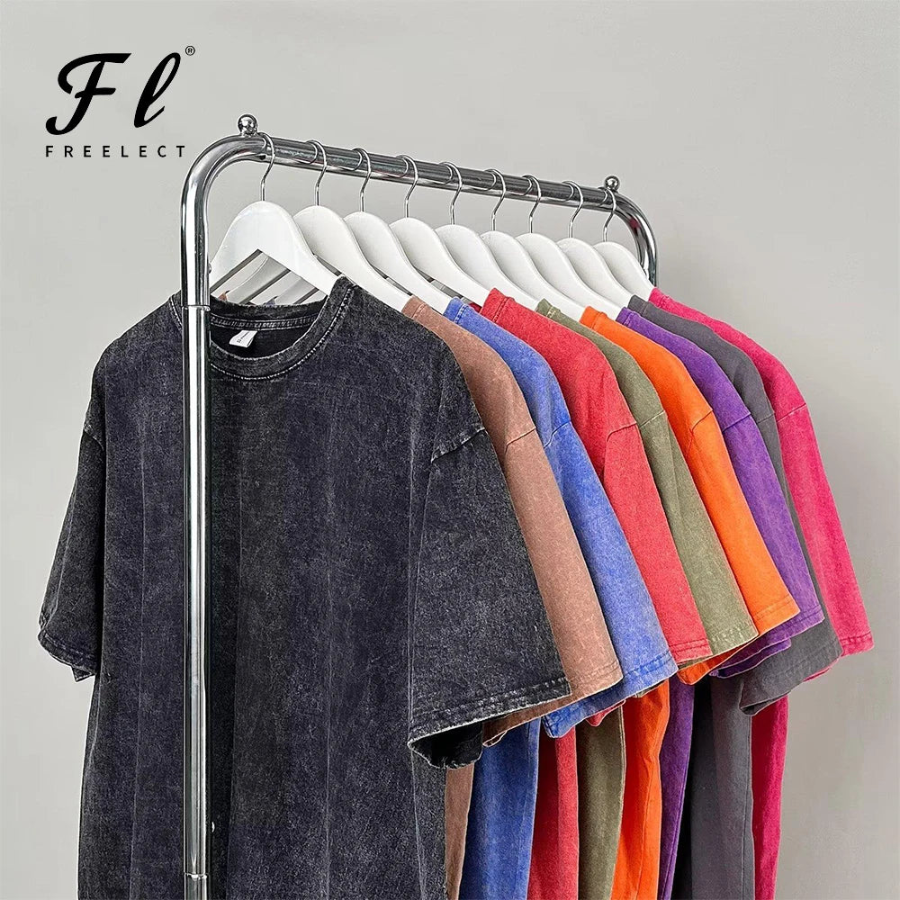 Factory Price Wholesale Wholesale 230grams Cotton Oversize Vintage Streetwear T-shirt Custom Plain Hight Quality T-shirt for Man