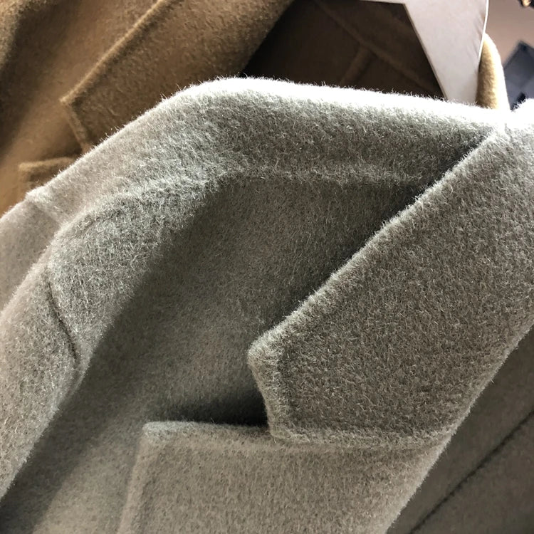 TTT-8680-T-Cashmere Plus Size Men's Coats New Style Winter Coat For Men Double Sides Wool Coat