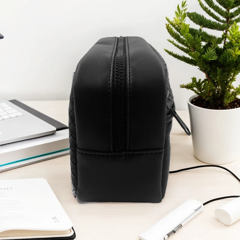 Golf Bags for Men Golf Products Mesh Clutch Travel Bags Black Geometric Men's Messenger Sport Bags PU Leather Clutch