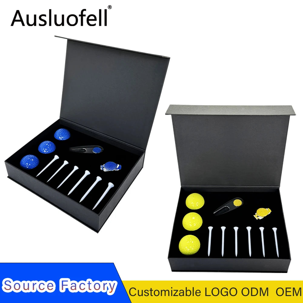 Wholesale Customizable Golf Accessories Set Including Green Fork Cap Clip and Plastic Tees for Kids and Adults in All Seasons