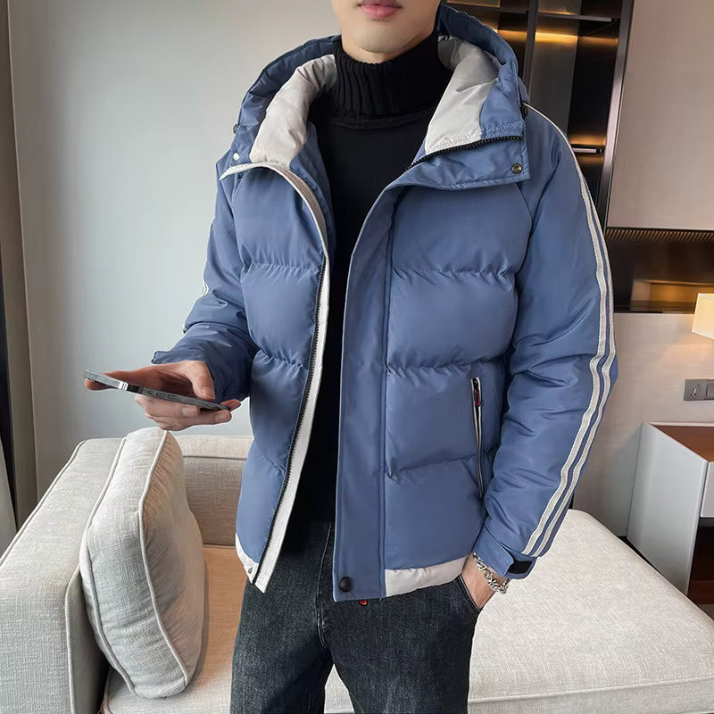Men's Padded Jacket - Slim Fit Casual Outerwear