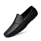 Men's Genuine Leather Slip-On Loafers
