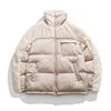 Stand Collar Boys Winter Jackets 2022 Quilted Bomber Jacket Men Fashion Fleece Utility Sherpa Jacket