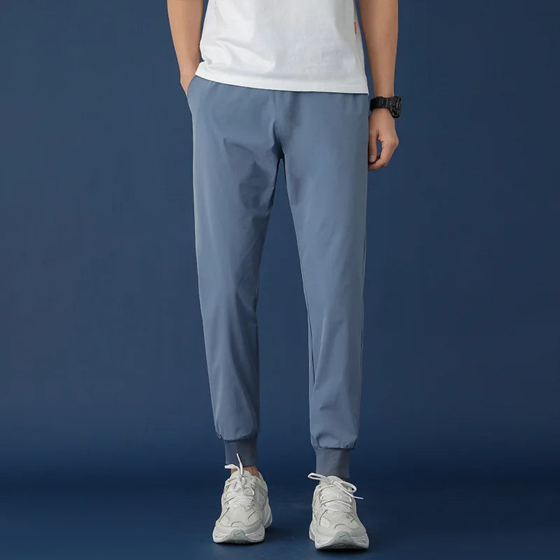 2023 Summer Outdoor Track Pants Men Quick Dry Streetwear Casual Track Pants Customized logo With Elastic Sport Track  Pant