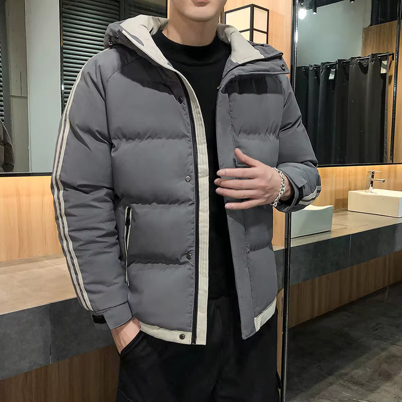 Men's Padded Jacket - Slim Fit Casual Outerwear