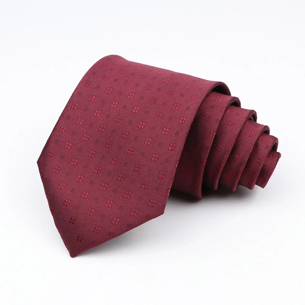 New Fashion Classic Men's Ties Neck Ties 8cm Plaid Striped Ties for Men Formal Business Luxury Wedding Party Neckties Gravatas