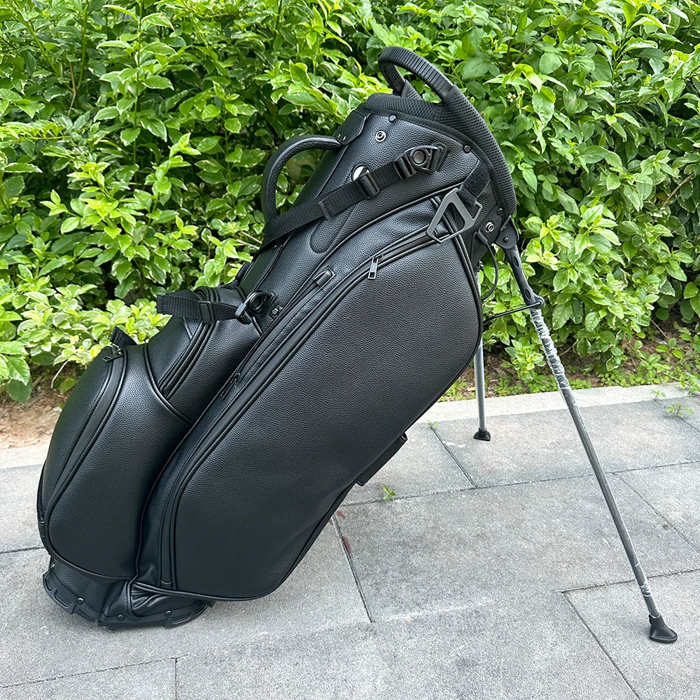JBoss Golf Custom MOQ1 Professional Golf Stand Bag 5 14 Divider Pu Leather Waterproof Golf Bags