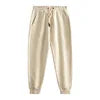 High Quality Unisex 470 GSM Plush and Thicken Cotton Track Pants With Custom Logo Multi Colors Drawstring Sweatpants