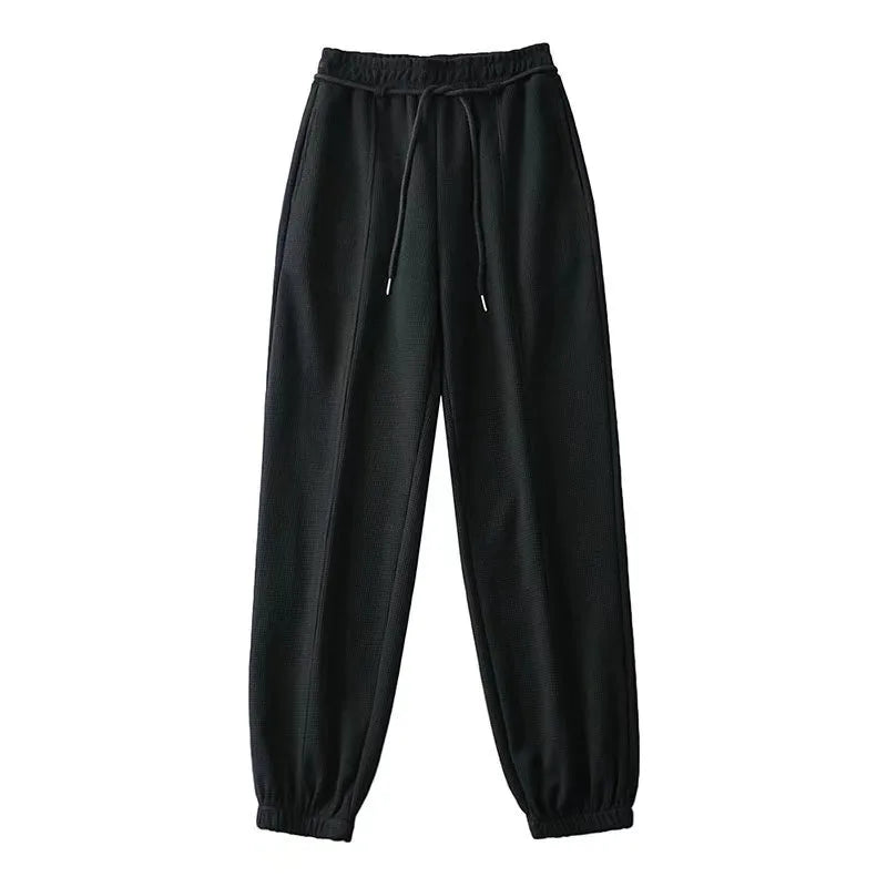 2024 Hot Sale Ladies Drawstring Jogger Track Pants Fitness Running Sweatpants Sports Joggers Pants Casual Zip up Women Pants