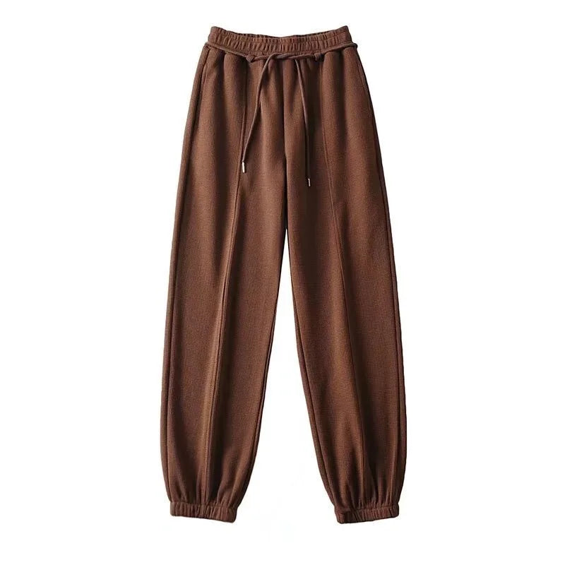 2024 Hot Sale Ladies Drawstring Jogger Track Pants Fitness Running Sweatpants Sports Joggers Pants Casual Zip up Women Pants