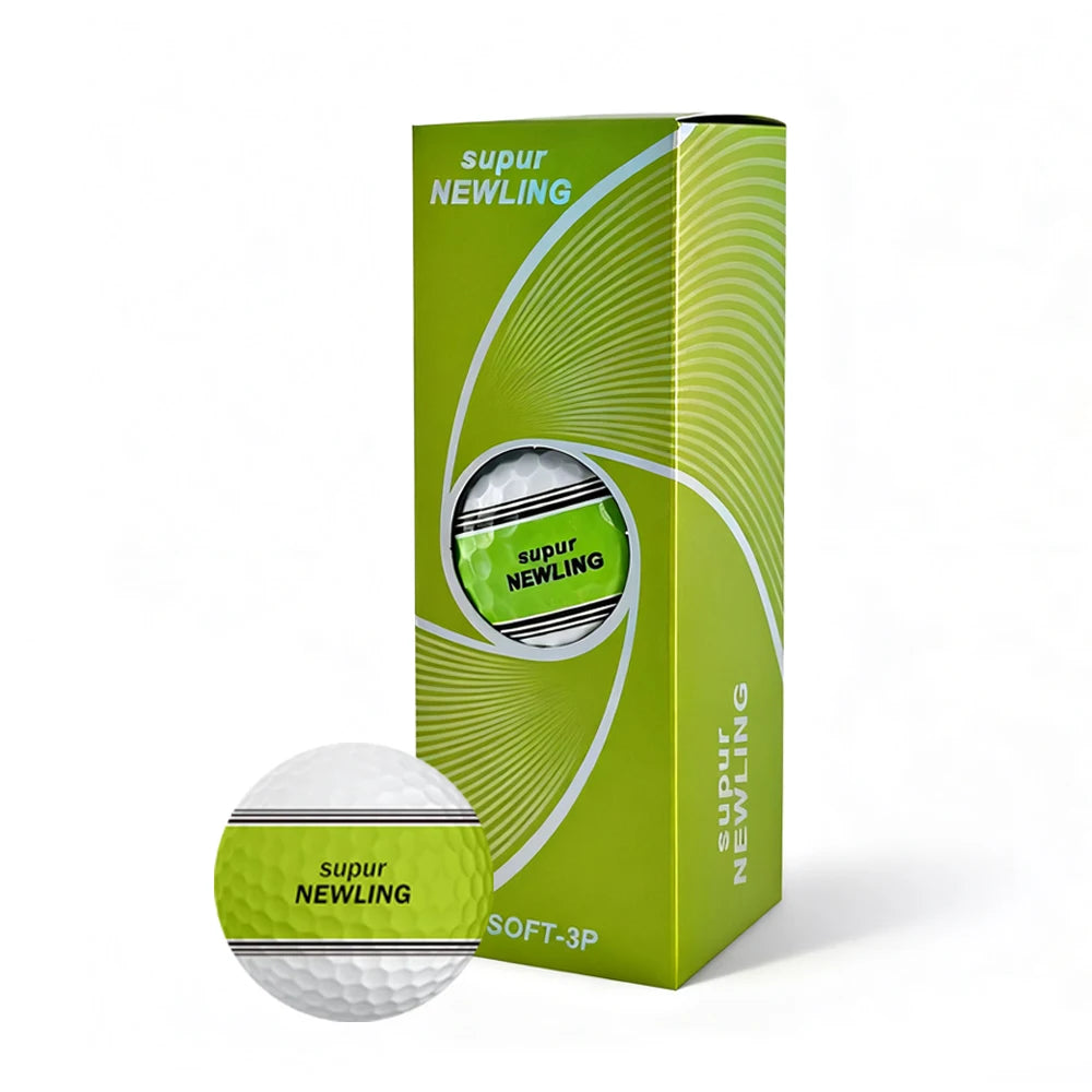 Customized Gift Box Packaging High Quality Super Long Distance 360 Degree Putting Three Line Alignment 2/3/4/5 Piece Golf Balls