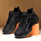 Julian's Menswear Black 39 39 Men's High-Top Running Shoes with Advanced EVA Midsole for Comfort and Durable Microfiber Upper