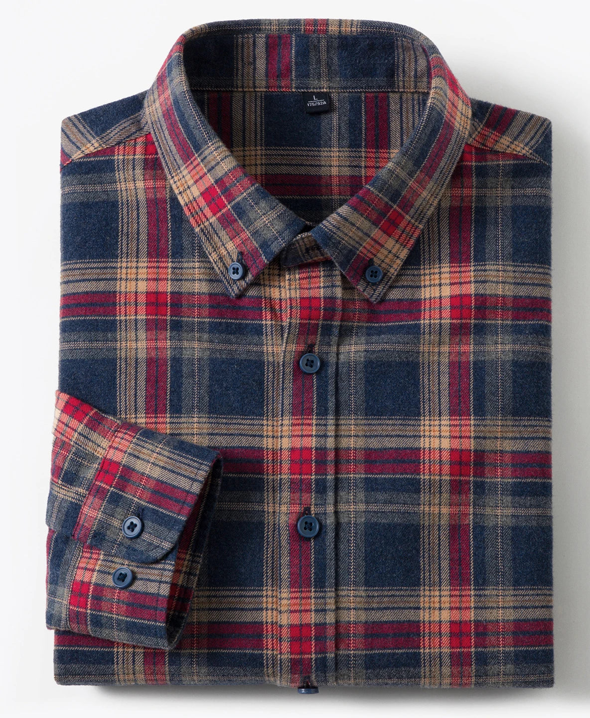 Men's Plaid Long Sleeve Shirt