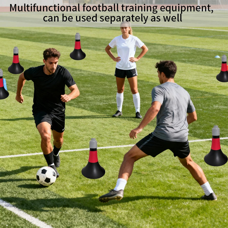 A Trumpet-shaped Flagpole Bucket, with a Flagpole Attachment at the Top. Agile Training Has Multiple Applications