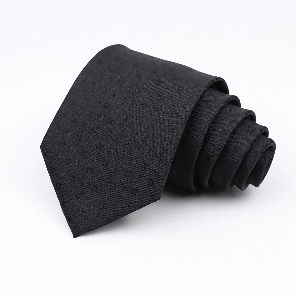 New Fashion Classic Men's Ties Neck Ties 8cm Plaid Striped Ties for Men Formal Business Luxury Wedding Party Neckties Gravatas