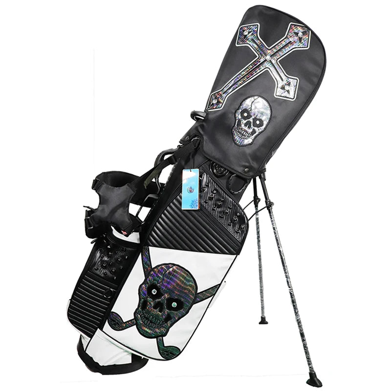 2024 New Design Factory Quick Delivery From Stock Colorful Golf Stand Bag PU Leather Waterproof Golf Bags