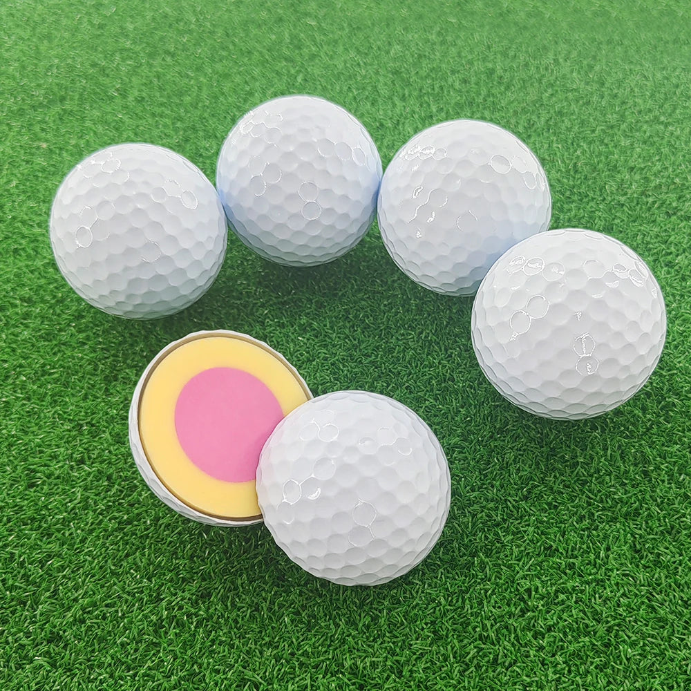 High Performance 4 Layer PU Golf Ball with Ultra Thin Cover Custom Logo Professional Tournament Balls for Long Distance Control
