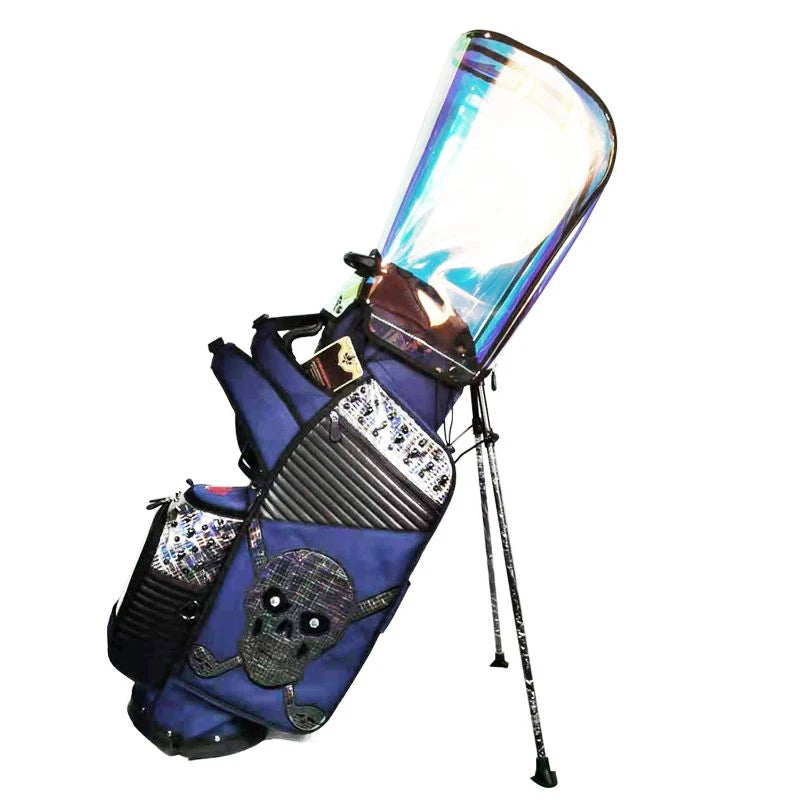 2024 New Design Factory Quick Delivery From Stock Colorful Golf Stand Bag PU Leather Waterproof Golf Bags