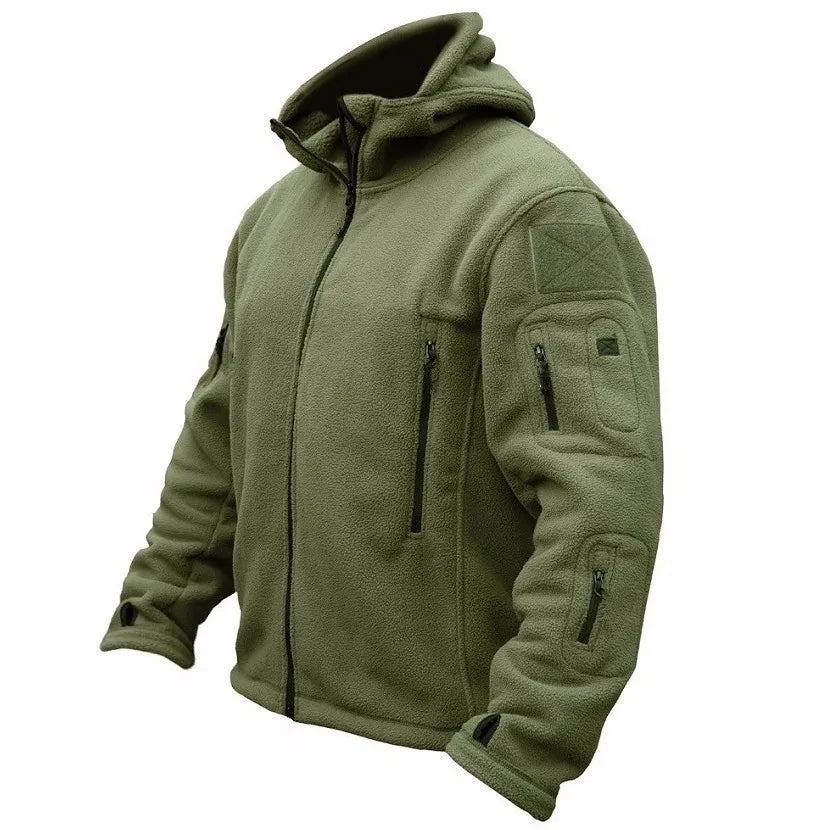 Men's Hooded Wool Blend Winter Jacket