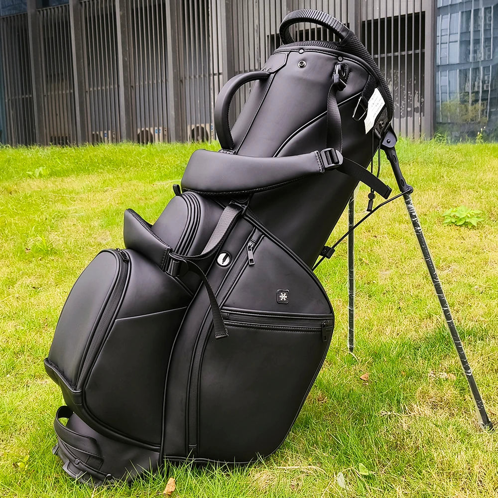 JBoss Golf Factory Custom Logo Professional 5 14 Divider Waterproof PU Leather Durable Golf Stand Bag