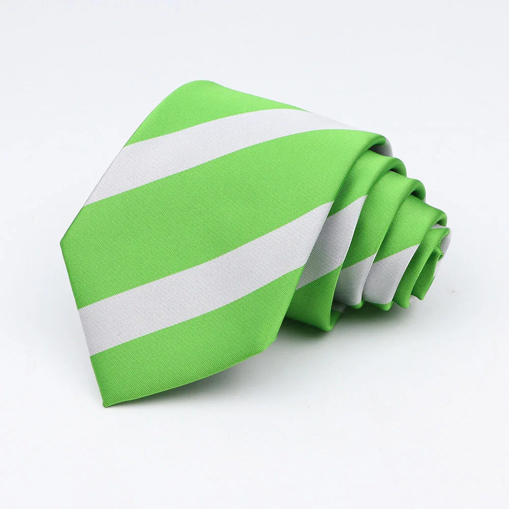 New Fashion Classic Men's Ties Neck Ties 8cm Plaid Striped Ties for Men Formal Business Luxury Wedding Party Neckties Gravatas