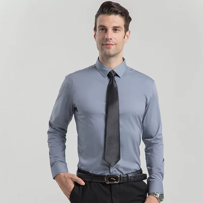 Slim Fit Cotton Dress Shirt