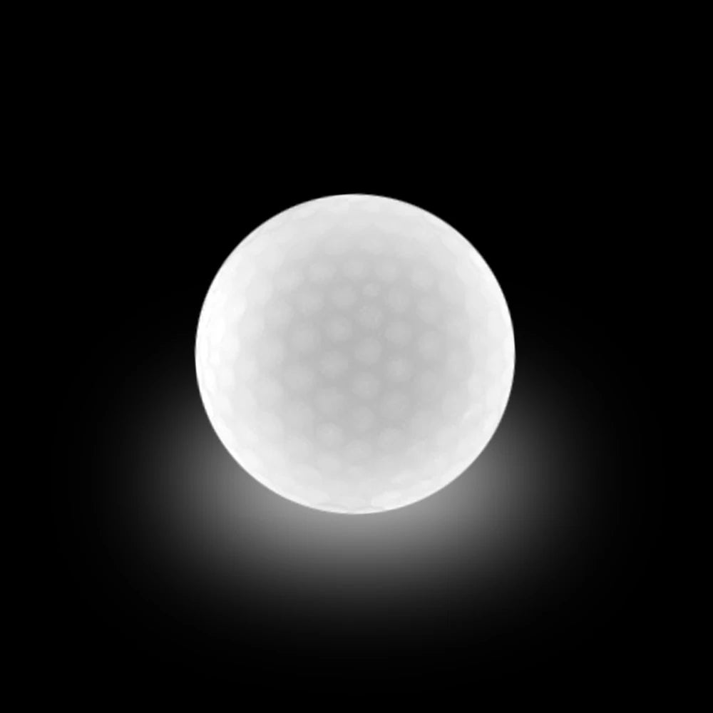 High Quality Custom Logo Golf Ball Glowing Practice Ball 2/3/4 Layers Mixed Color Light up Flashing Glowing Led Golf Balls