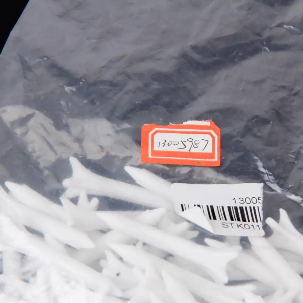 100Pcs Durable 38mm Plastic Claw Shape Golf Tees Bamboo and Wood Material 83mm Length for Golfers