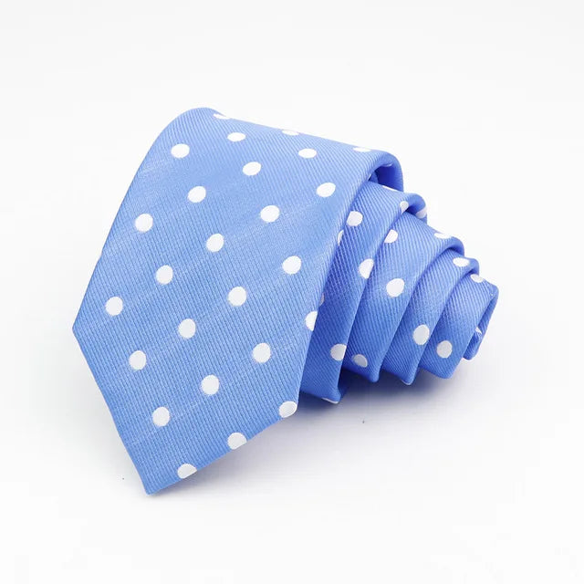 New Classic Men's Ties 7cm Striped Standard Tie for Man Formal Business Luxury Wedding Party Dress Neckties Gift