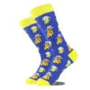 Quentin Men Cotton Crew Happy Funny Crazied Colorful Dress Socks Wholesale With logo Hot Trendy Fancy Fruit Food Flower Socks