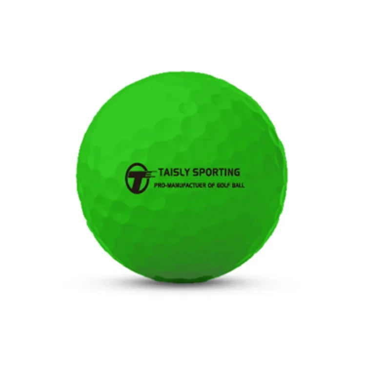 Custom Quality Surlyn Cover Glow Golf Balls with Printed Logo Two Piece Eco-Friendly High Speed Long Distance