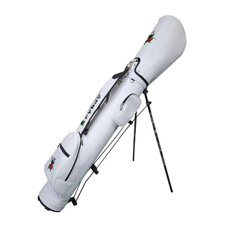 Lightweight Pu Leather Waterproof Pencil Golf Pencil Bag Custom Stand Sunday Golf Sunday Bag