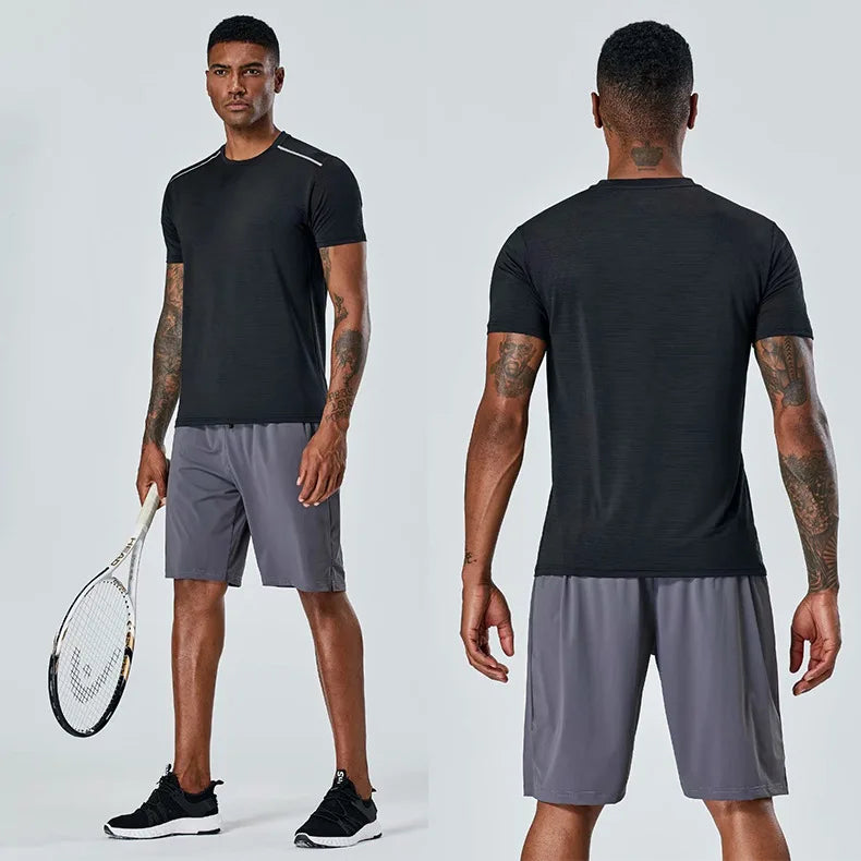 Custom Men Polyester Training Shorts With Pocket Workout Running Bodybuilding Vintage Gym Sports Casual Fitness Men's Shorts