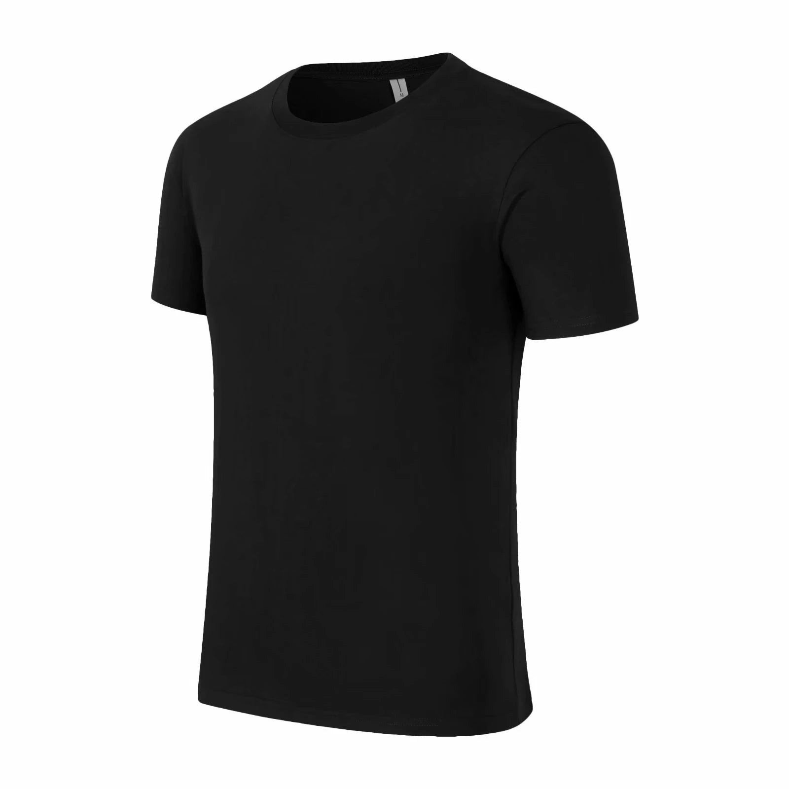 100% Cotton Men's T-Shirts High Quality Plain Short Sleeves Twill Fabric 200 Grams Blank Design for Personalization