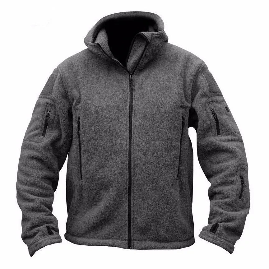 Men's Hooded Wool Blend Winter Jacket