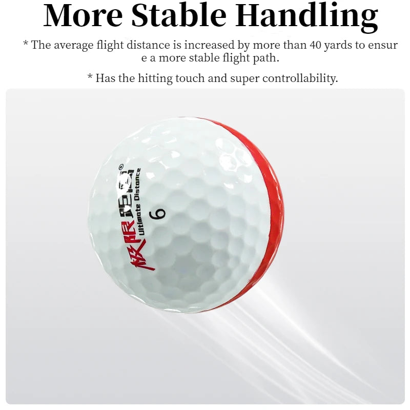 Factory Price Golf Ball Extreme Distance Three Layer Matte for Professional Competition Game Ball Dual Color Glossy Golf Balls