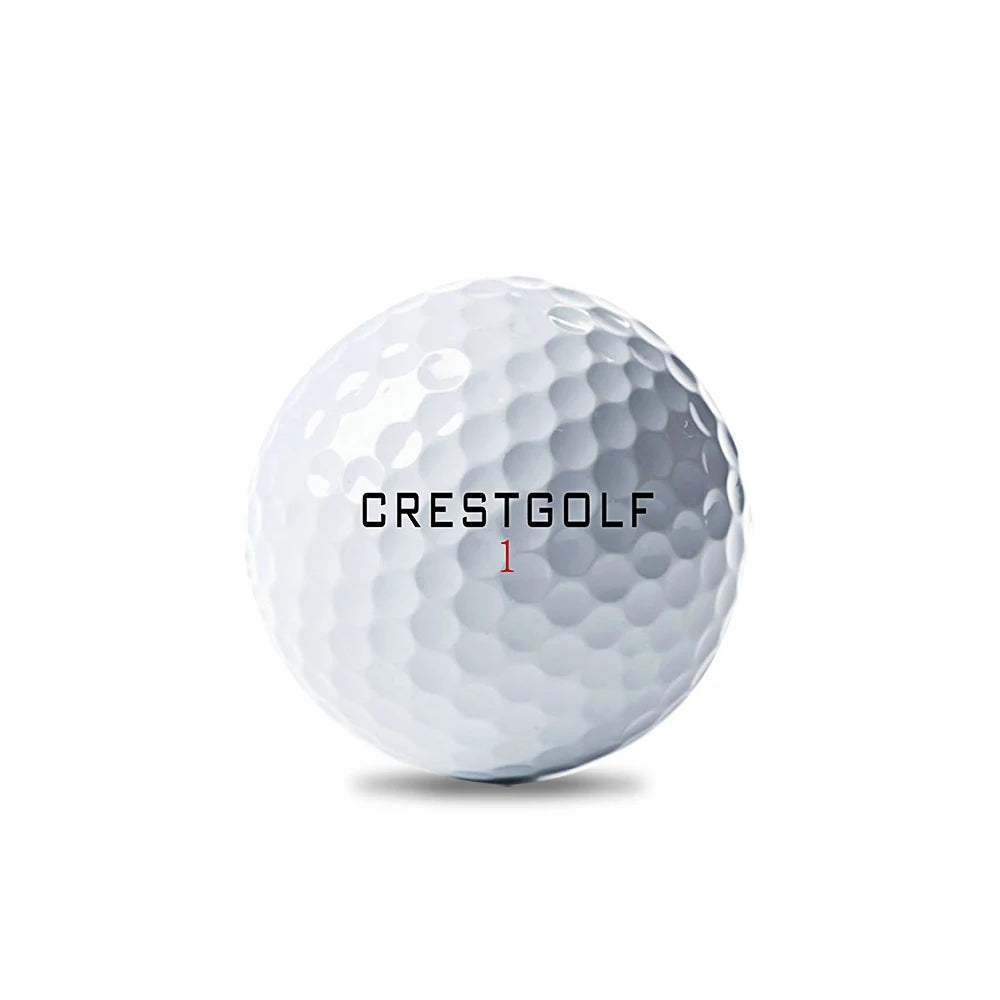 Custom Logo Three Layer Urethane Golf Balls for Tournaments Enhanced Distance Performance