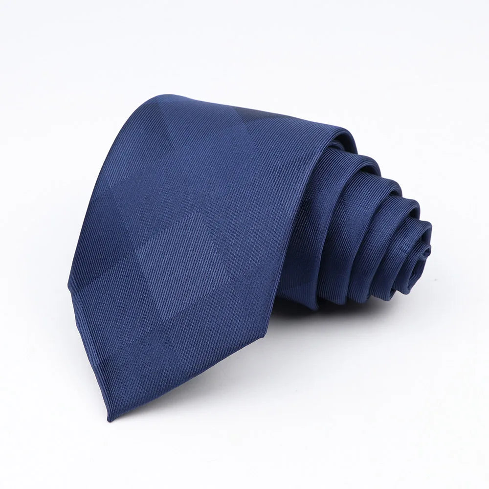 New Fashion Classic Men's Ties Neck Ties 8cm Plaid Striped Ties for Men Formal Business Luxury Wedding Party Neckties Gravatas