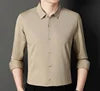 Men's Wrinkle-Resistant Cotton Dress Shirt - Long Sleeve