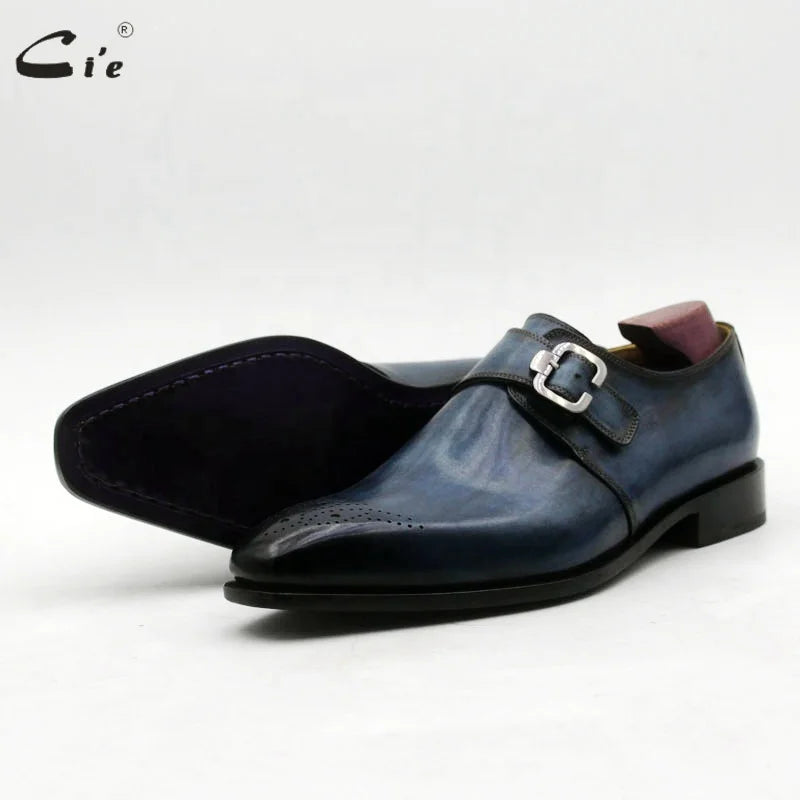 Cie Ms197 High Quality Handmade Blake Stitched Men's Business Leather Shoes for Office