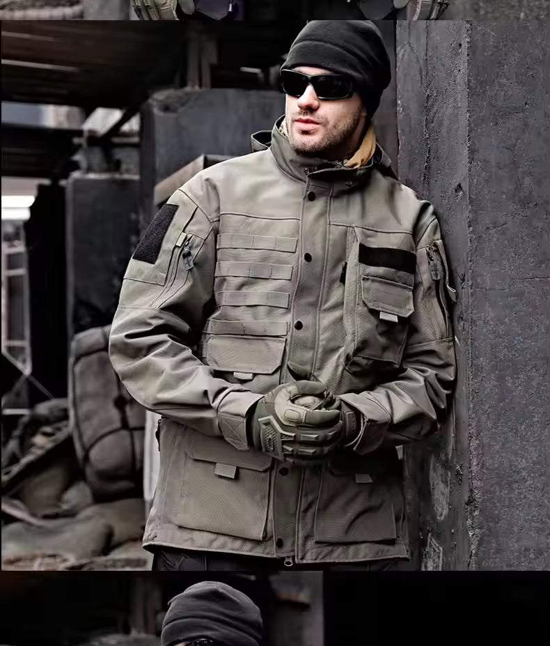 Men's Stand Collar Tactical Jacket