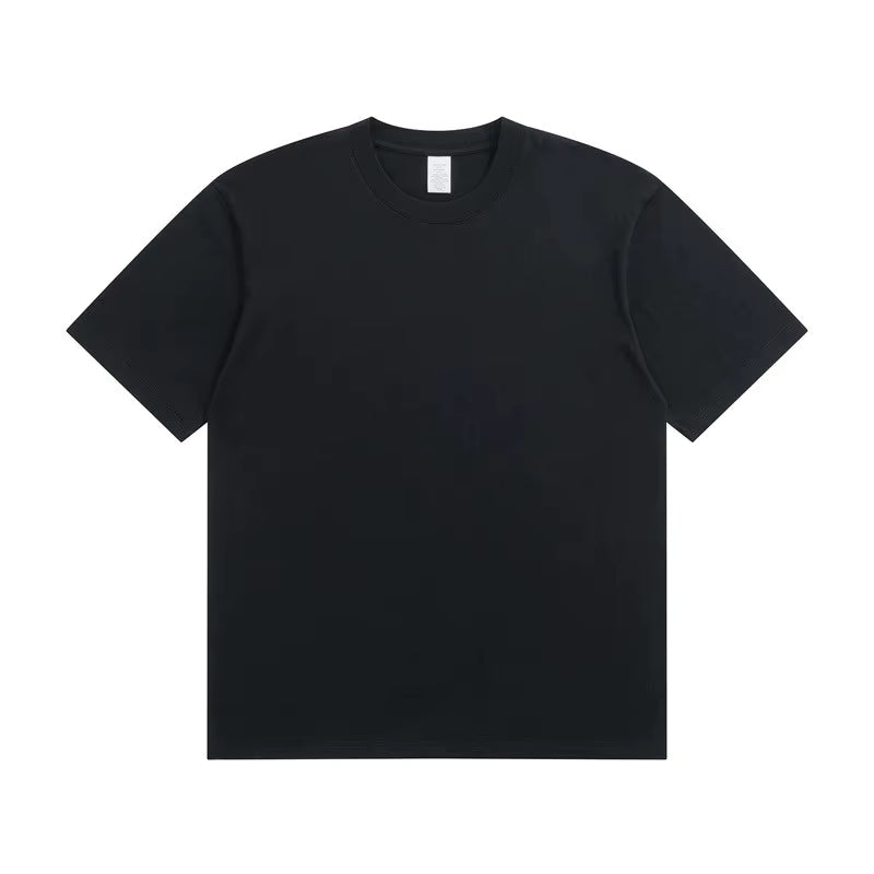 Julian's Menswear S Black Men's Quality Heavyweight Cotton T-Shirt | Classic Fit O-Neck Shirt