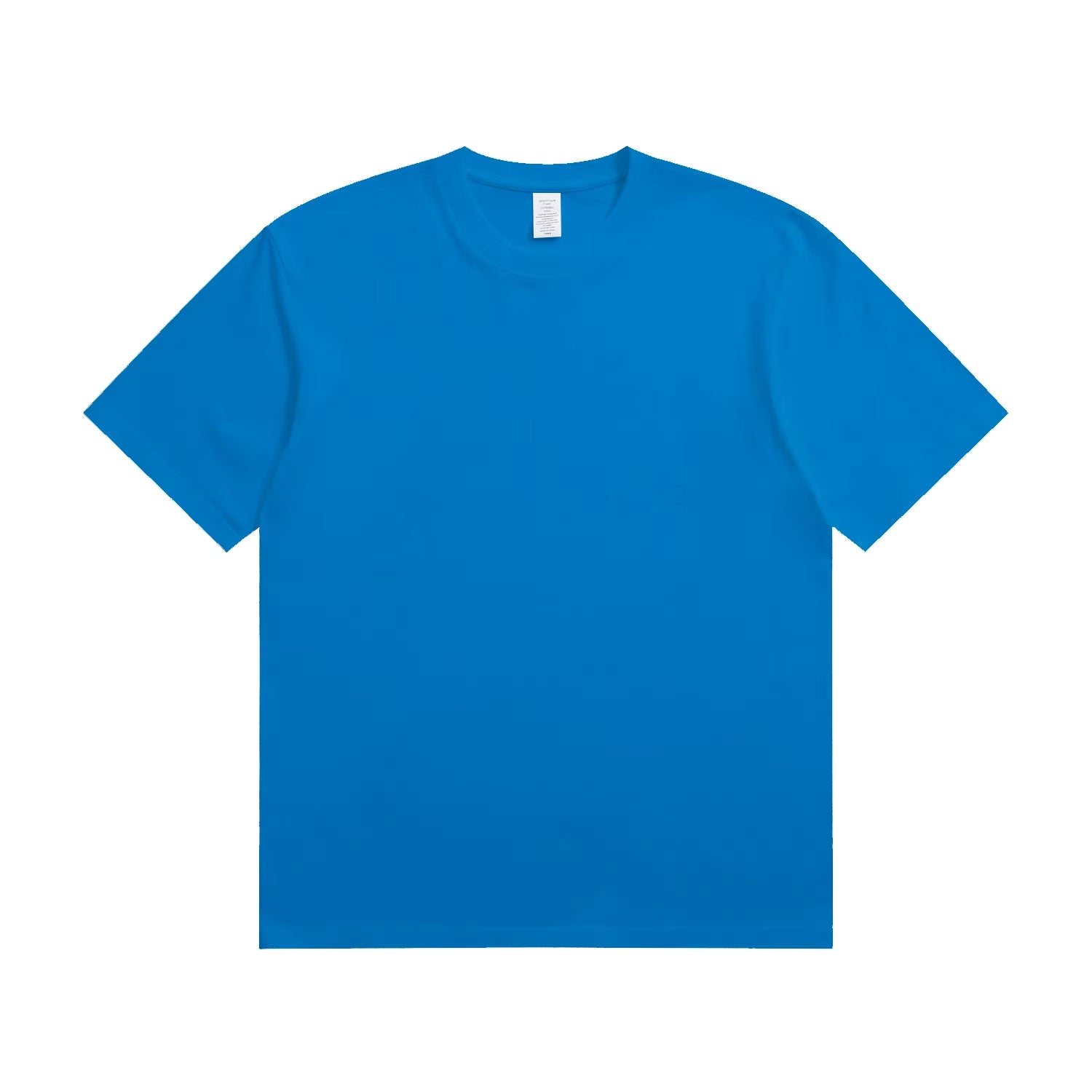 Julian's Menswear S Blue Premium Heavyweight Cotton T-Shirt | 230GSM Men's Tee | Classic Fit O-Neck Shirt