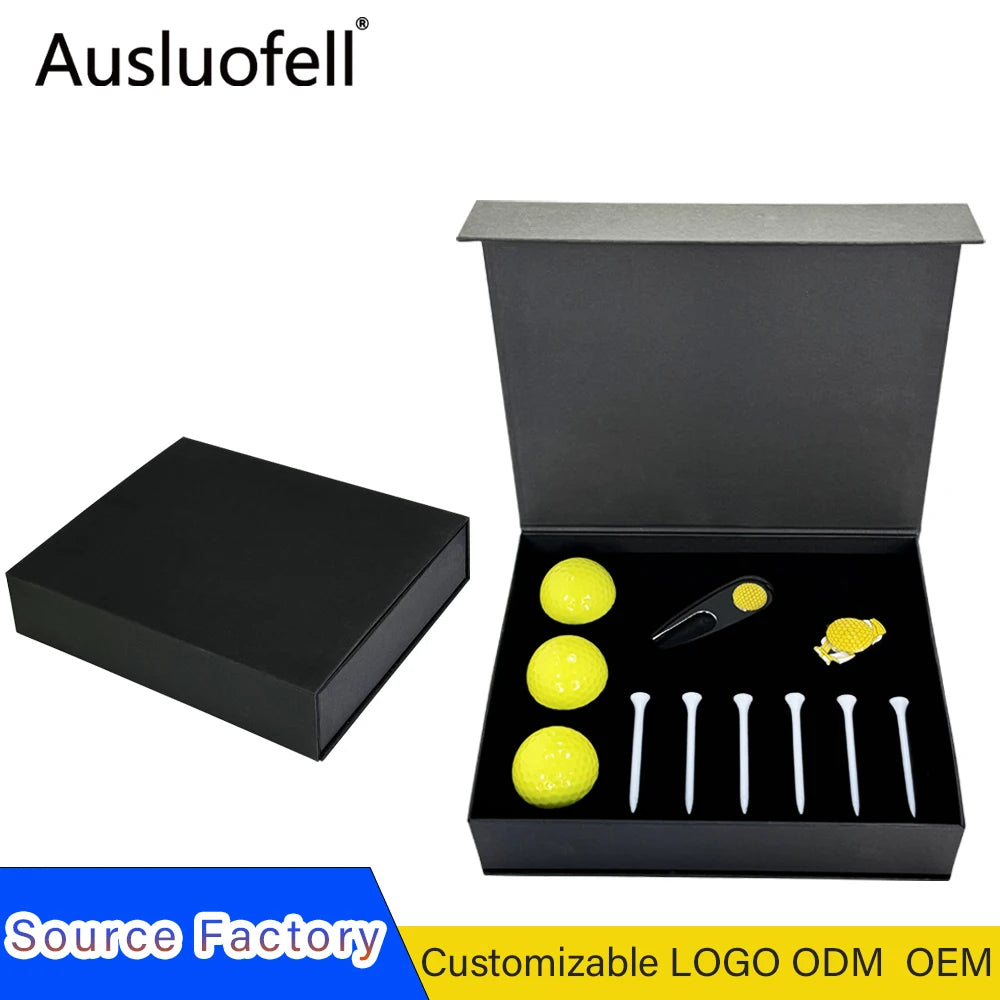 Wholesale Customizable Golf Accessories Set Including Green Fork Cap Clip and Plastic Tees for Kids and Adults in All Seasons