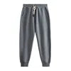 High Quality Unisex 470 GSM Plush and Thicken Cotton Track Pants With Custom Logo Multi Colors Drawstring Sweatpants