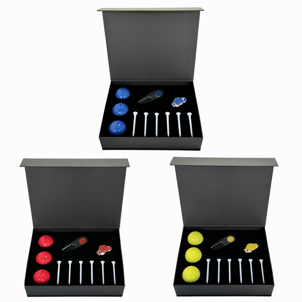 Wholesale Customizable Golf Accessories Set Including Green Fork Cap Clip and Plastic Tees for Kids and Adults in All Seasons