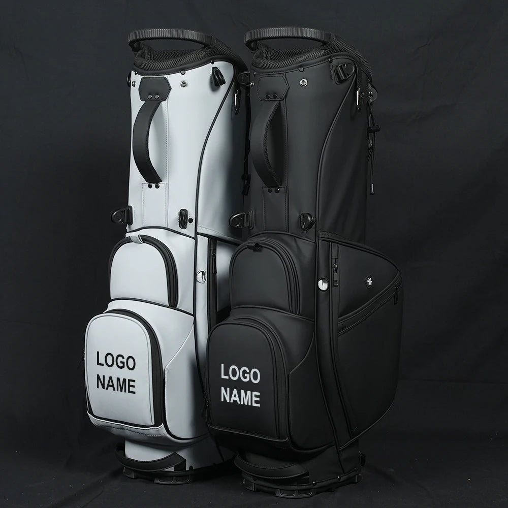 JBoss Golf Factory Custom Logo Professional 5 14 Divider Waterproof PU Leather Durable Golf Stand Bag