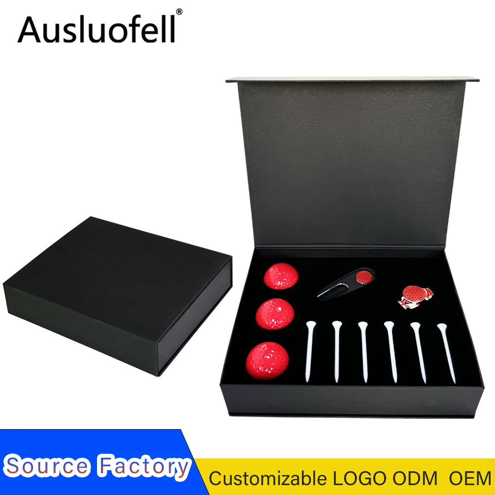 Wholesale Customizable Golf Accessories Set Including Green Fork Cap Clip and Plastic Tees for Kids and Adults in All Seasons