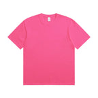 Julian's Menswear S Hot Pink Men's Quality Heavyweight Cotton T-Shirt | Classic Fit O-Neck Shirt
